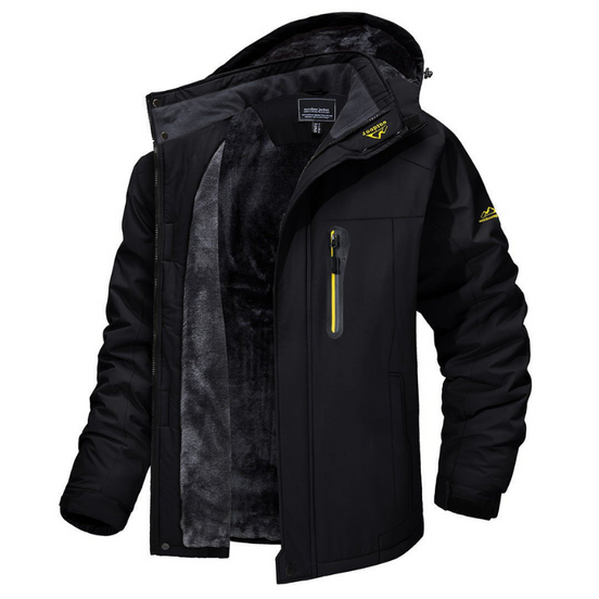 Mason – Mens Softshell Jacket Winter Coat Waterproof Hooded Warm Fleece