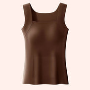 Womens Built-In Bra Tank Top - Soft Stretch 2-in-1