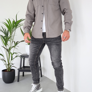 Overshirt Jacket | Long Sleeve Button Up with Chest Pockets