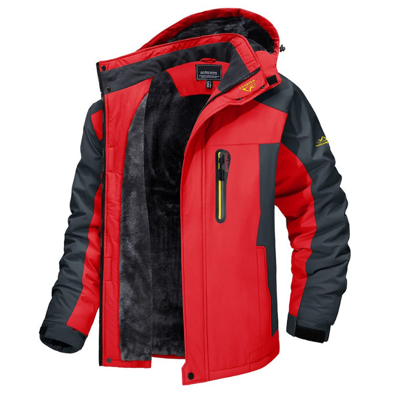 Mason – Mens Softshell Jacket Winter Coat Waterproof Hooded Warm Fleece