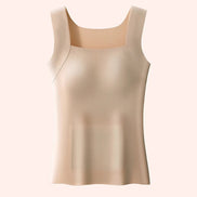 Womens Built-In Bra Tank Top - Soft Stretch 2-in-1