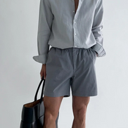 Mens Linen Shirt - Long Sleeve Relaxed Fit