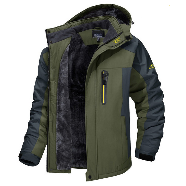 Mason – Mens Softshell Jacket Winter Coat Waterproof Hooded Warm Fleece