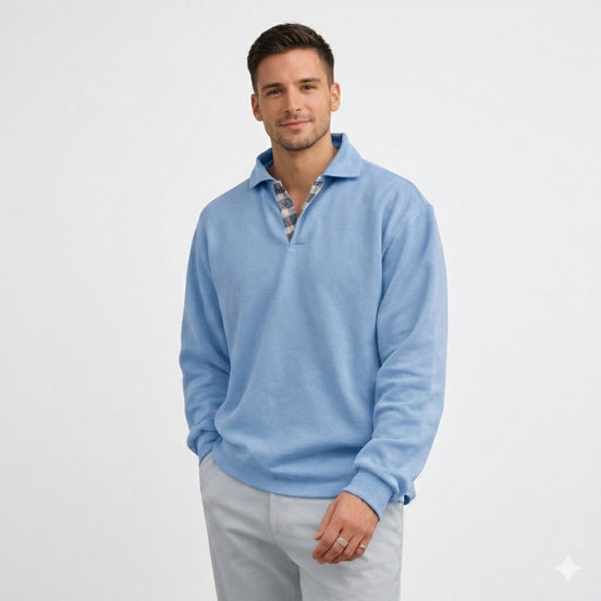 Mens Knit Polo - Relaxed Casual Style