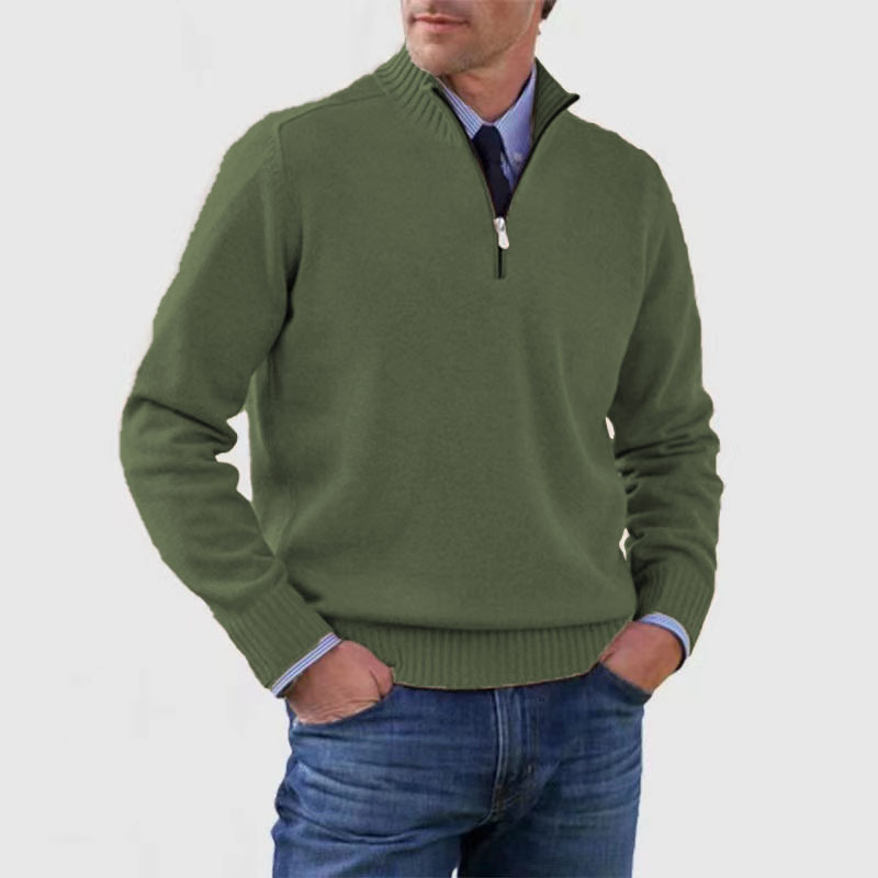 Reno – Half Zip Jumper Mens Warm Winter Pullover Regular Fit Stylish