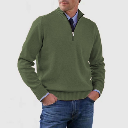 Reno – Half Zip Jumper Mens Warm Winter Pullover Regular Fit Stylish