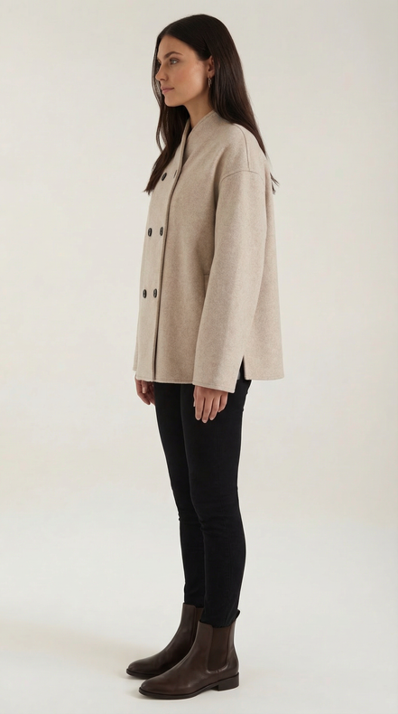 Blake – Oversized Button Down Jacket Women Winter Coat Women Casual Chic