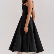 Spring Carnival Sweetheart Ball Gown Dress - Powder Blue Midi