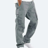Mens Straight Leg Cargo Pants - Relaxed Streetwear Style