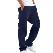 Mens Straight Leg Cargo Pants - Relaxed Streetwear Style
