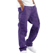 Mens Straight Leg Cargo Pants - Relaxed Streetwear Style