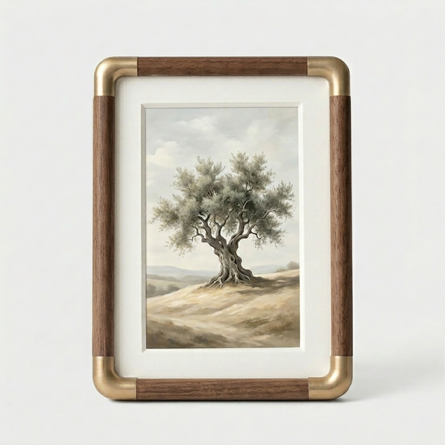 Wood Photo Frame - Warm Timeless Picture Frame