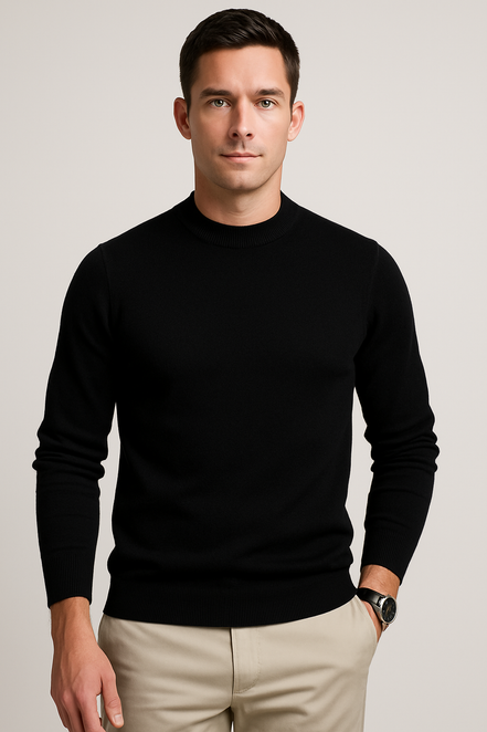 Ethan – Mens Jumper Knit Pullover Warm Winter Sweater Casual Regular Fit