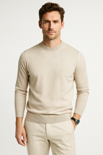 Ethan – Mens Jumper Knit Pullover Warm Winter Sweater Casual Regular Fit