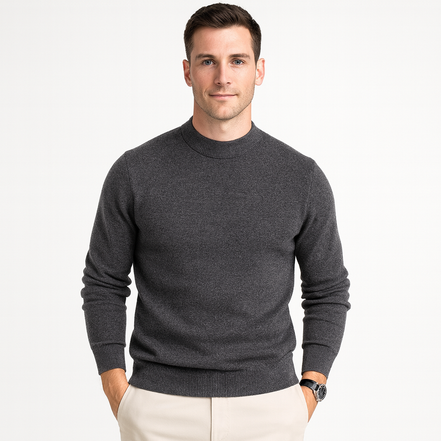 Ethan – Mens Jumper Knit Pullover Warm Winter Sweater Casual Regular Fit