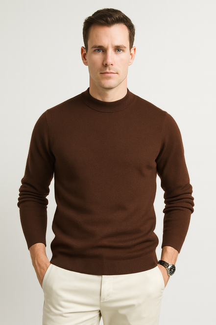 Ethan – Mens Jumper Knit Pullover Warm Winter Sweater Casual Regular Fit