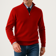 Reno – Half Zip Jumper Mens Warm Winter Pullover Regular Fit Stylish