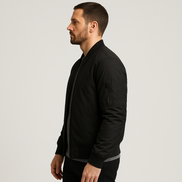 Mens Zip Up Bomber Jacket – Modern Streetwear Everyday Style