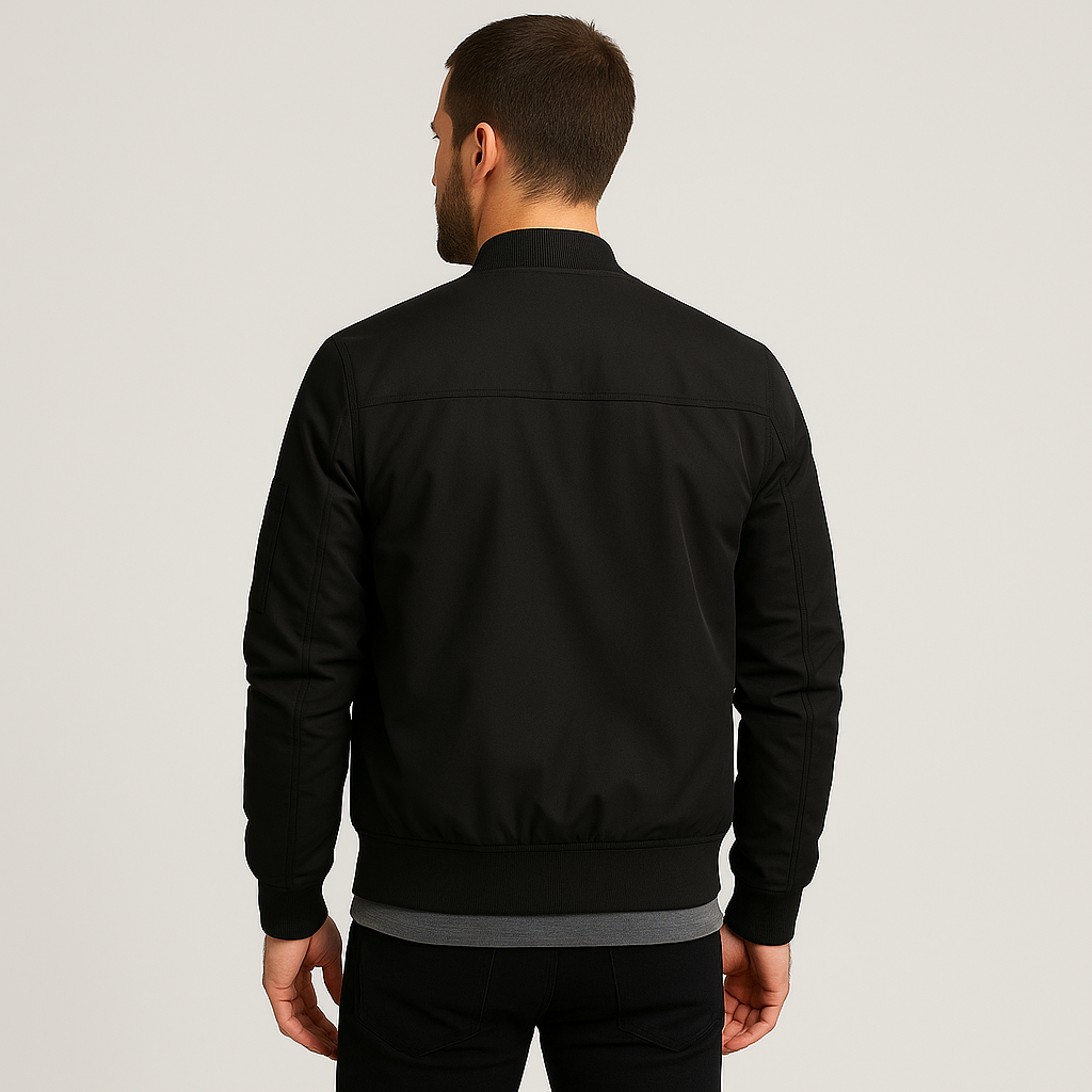 Mens Zip Up Bomber Jacket – Modern Streetwear Everyday Style
