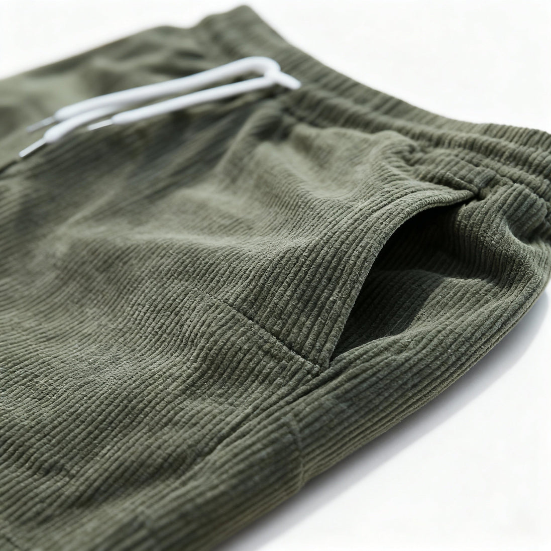 Mens Swim Shorts - Elastic Waist Drawstring Style