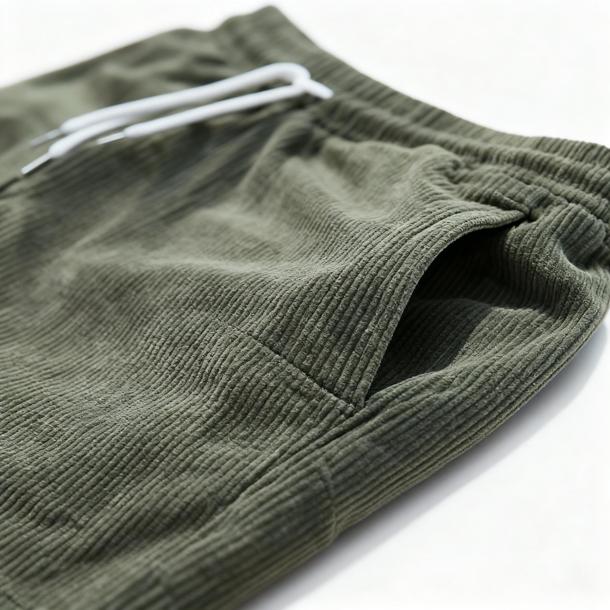 Mens Swim Shorts - Elastic Waist Drawstring Style