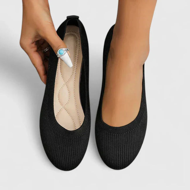 Womens Slip-On Shoes - Cushioned Footbed & Non-Slip Sole