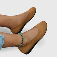 Womens Slip-On Shoes - Cushioned Footbed & Non-Slip Sole