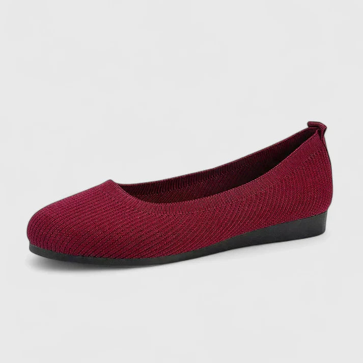 Womens Slip-On Shoes - Cushioned Footbed & Non-Slip Sole