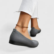 Womens Slip-On Shoes - Cushioned Footbed & Non-Slip Sole