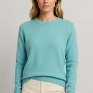 Womens Cashmere Crewneck Sweater - Classic Soft Knit