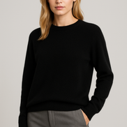 Womens Cashmere Crewneck Sweater - Classic Soft Knit