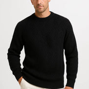 Mens Knit Sweater – Refined Pattern Everyday Style