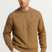 Mens Knit Sweater – Refined Pattern Everyday Style
