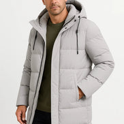 Carter – Mens Puffer Jacket Waterproof Winter Coat Padded Warm Windproof