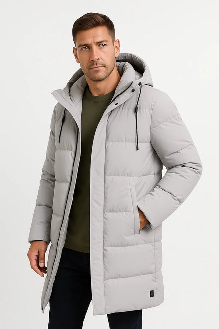 Carter – Mens Puffer Jacket Waterproof Winter Coat Padded Warm Windproof