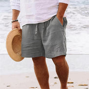 Mens Linen Shorts - Breathable Relaxed Summer Style