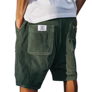 Mens Ribbed Corduroy Shorts - Tailored Fit Casual Style