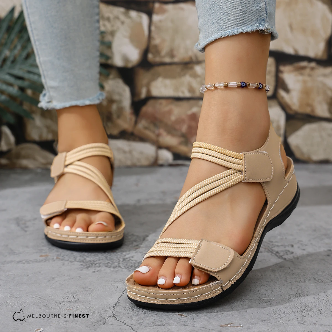 Womens Cushioned Comfort Sandals - Lightweight Everyday Style