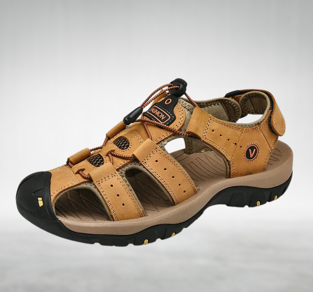 Mens Adjustable Sandals - Cushioned Everyday Style