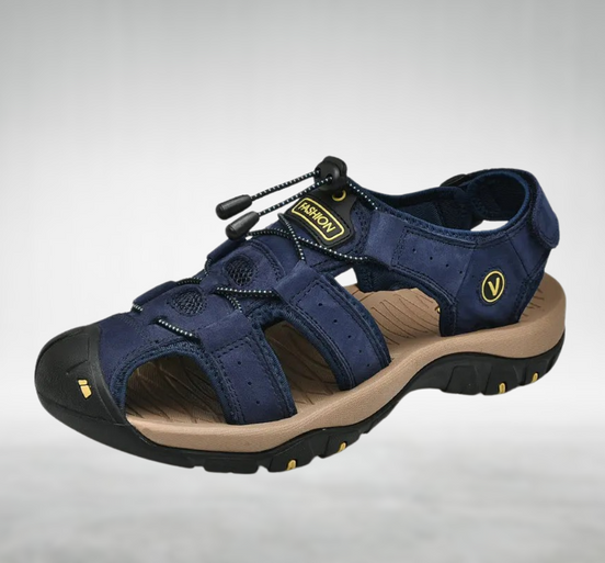 Mens Adjustable Sandals - Cushioned Everyday Style