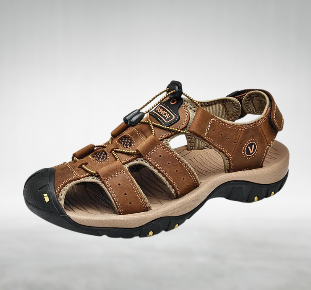 Mens Adjustable Sandals - Cushioned Everyday Style