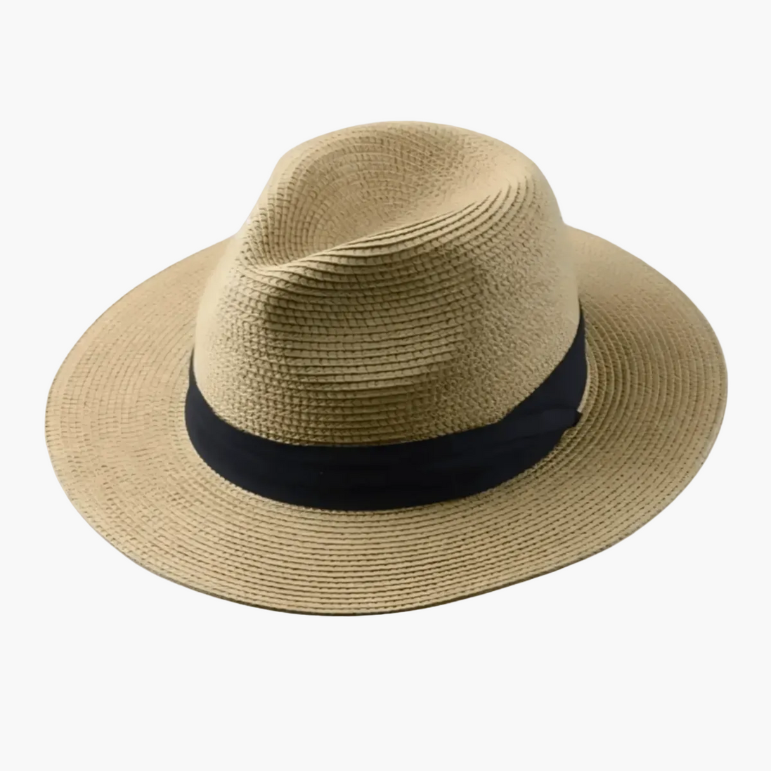 Mens Panama Straw Hat - Wide Brim Summer Style