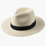 Mens Panama Straw Hat - Wide Brim Summer Style
