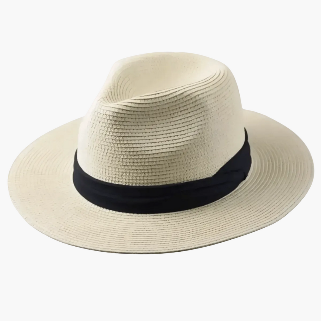 Mens Panama Straw Hat - Wide Brim Summer Style
