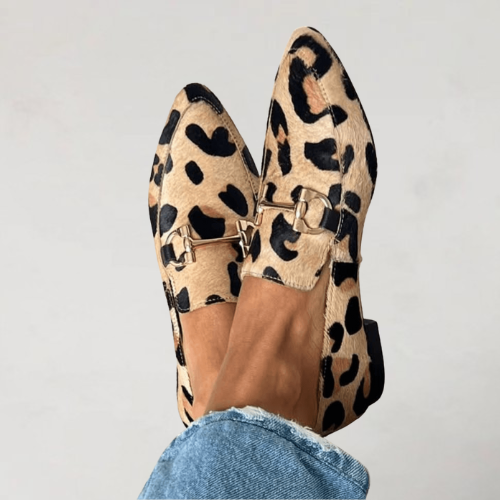 Leopard Print Loafers – Classic Slip-On Style