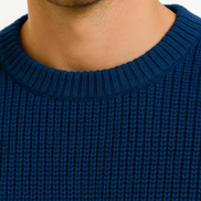 Mens Oversized Knit Sweater – Relaxed Ribbed Everyday Style
