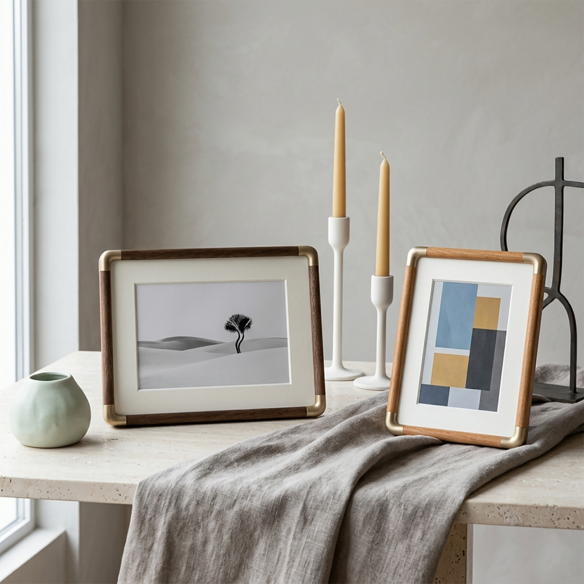 Wood Photo Frame - Warm Timeless Picture Frame
