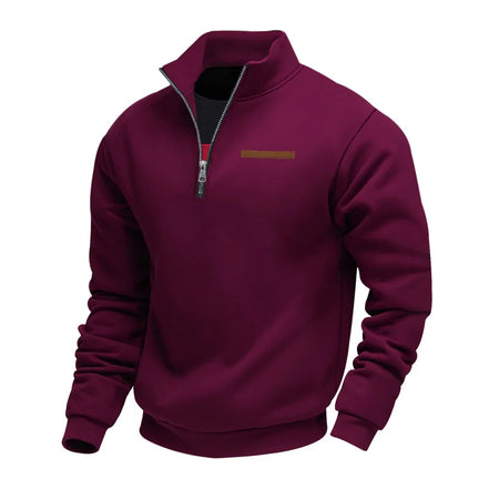 Liam – Mens Fleece Jumper Half Zip Warm Winter Sweatshirt Pullover