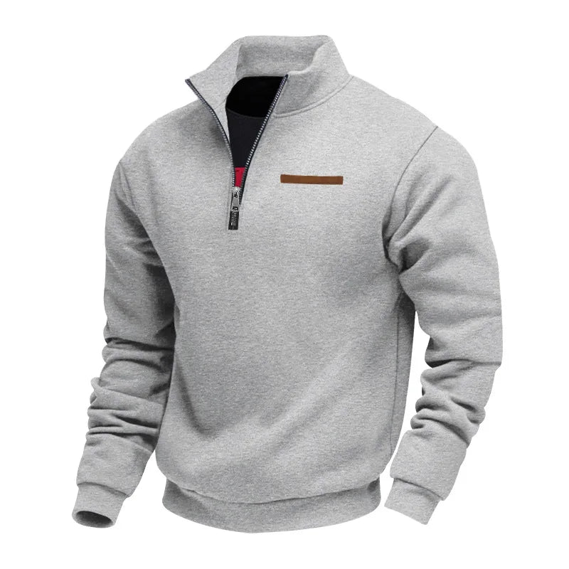 Liam – Mens Fleece Jumper Half Zip Warm Winter Sweatshirt Pullover