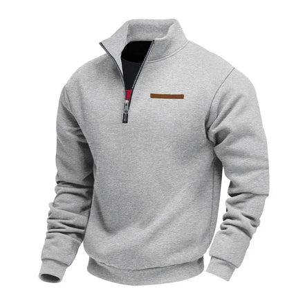 Liam – Mens Fleece Jumper Half Zip Warm Winter Sweatshirt Pullover